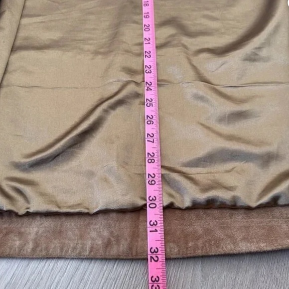 Cognac Suede Barn Jacket / Coat - Picture 12 of 16